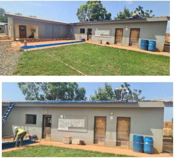 TOITURE DU BATIMENT DE STOCK DE L EXPLORATION PMY